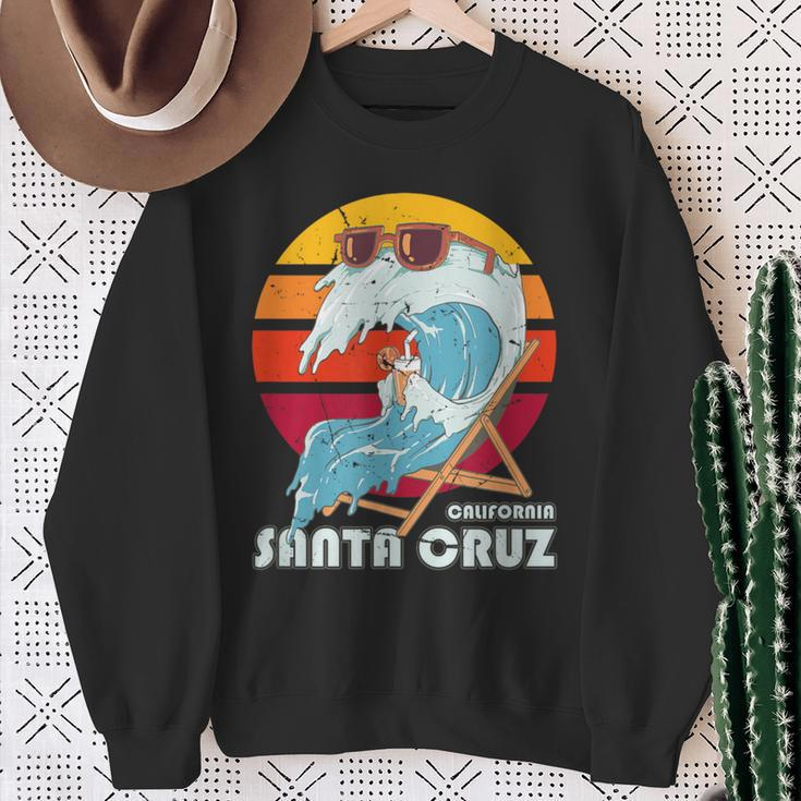 Santa Cruz California Vintage Retro S Sweatshirt Geschenke für alte Frauen