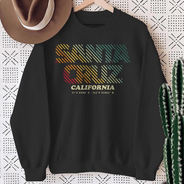 Santa Cruz City California Vintage Retro S Sweatshirt Geschenke für alte Frauen