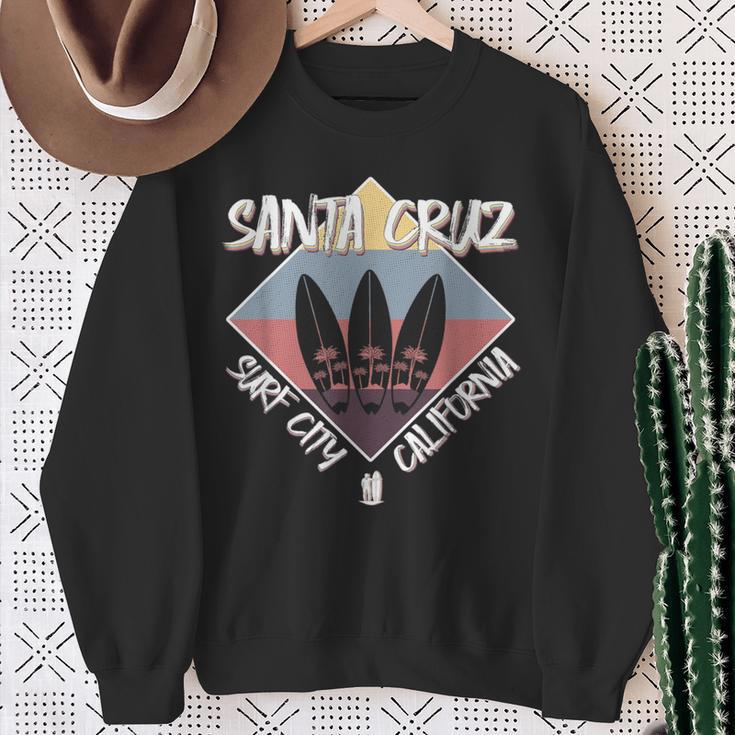 Santa Cruzintage Retro California Surf Sweatshirt Geschenke für alte Frauen