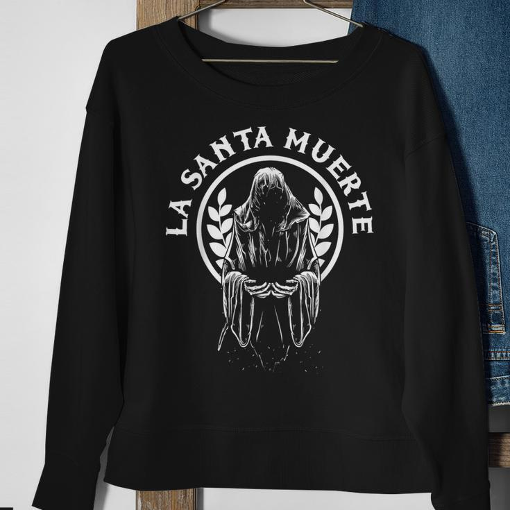 Santa Muerte Mexico Calavera Skeleton Skull Death Mexican Sweatshirt Gifts for Old Women