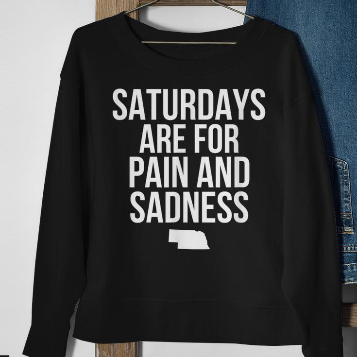Saturdays Are For Pain And Sadness Sweatshirt Gifts for Old Women