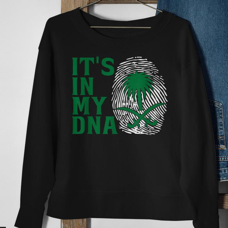Saudi Arabia National Day It's In Our Dna Sweatshirt Gifts for Old Women