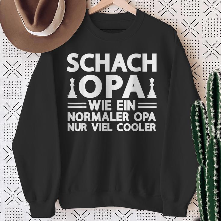 Schach Opaiel Cooler Schach Opa Sweatshirt Geschenke für alte Frauen