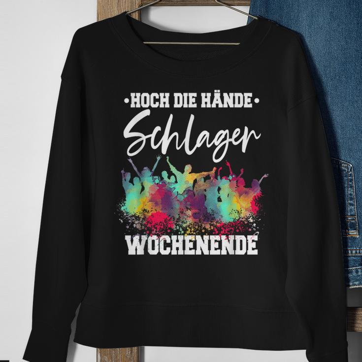 Schlagerparty Schlager Black S Sweatshirt Geschenke für alte Frauen