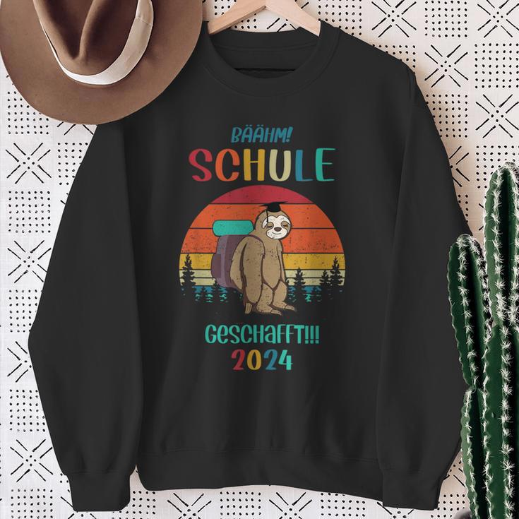 Schulabschluss Abitur Realschule Hauptschule Schule 2024 Sweatshirt Geschenke für alte Frauen