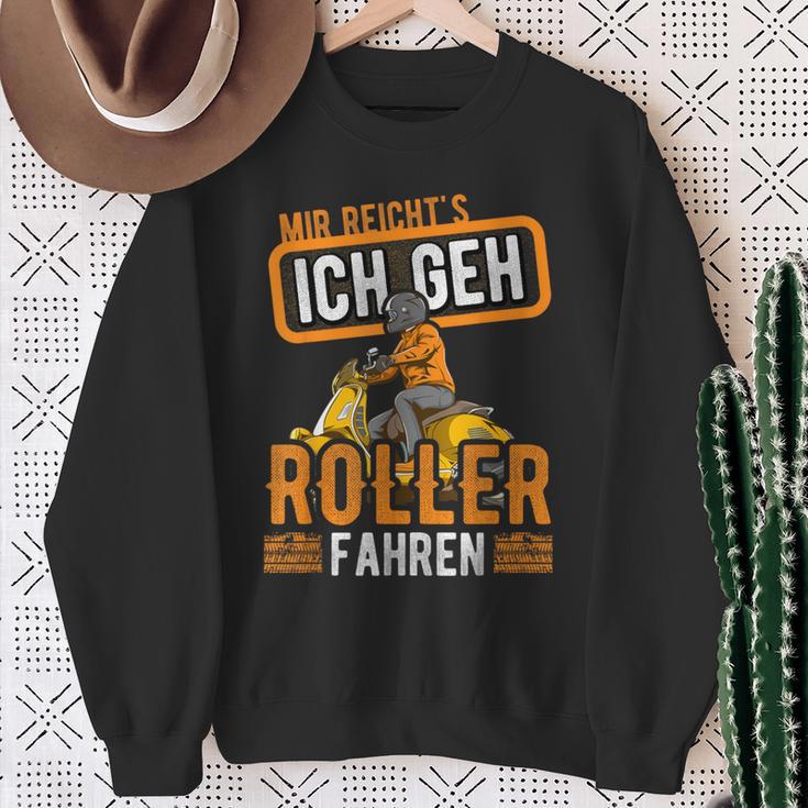 Scooter Driver Scooter Saying Idea Sweatshirt Geschenke für alte Frauen