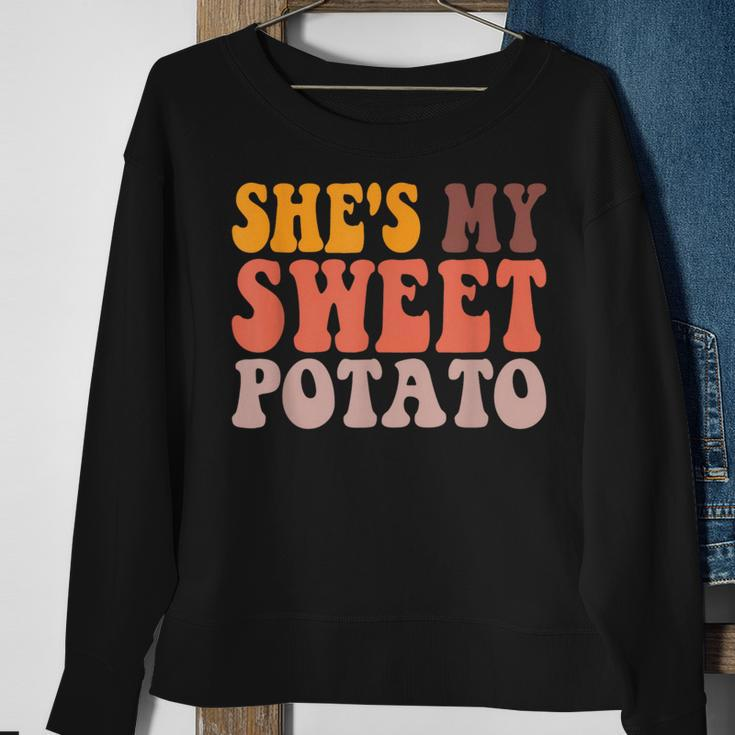 She Is My Sweet Potato I Yam Couples Valentine's Day Sweatshirt Gifts for Old Women