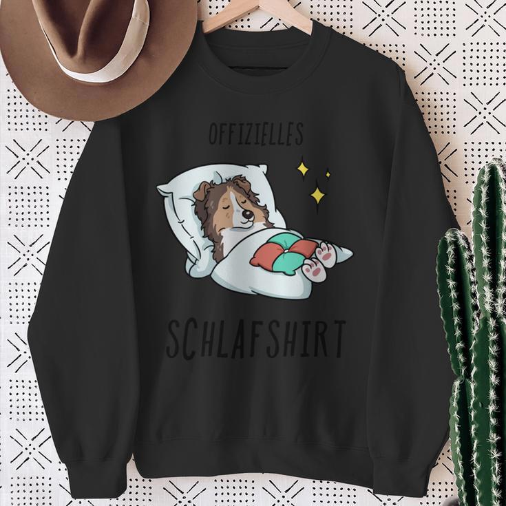 Sheltie Pyjamas Blue S Sweatshirt Geschenke für alte Frauen