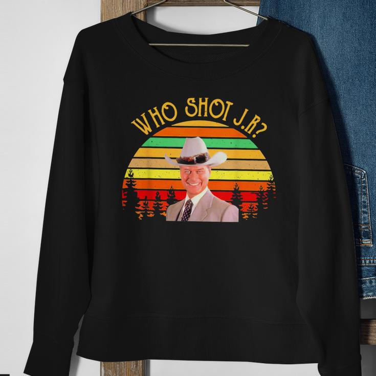 Who Shot J R Vintage Shiirt Sweatshirt Gifts for Old Women