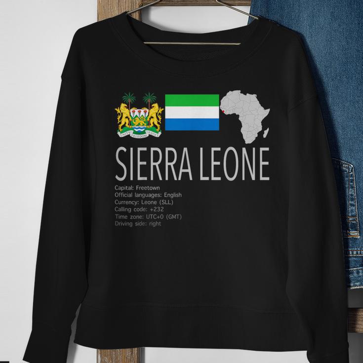 Sierra LeoneSweatshirt Gifts for Old Women