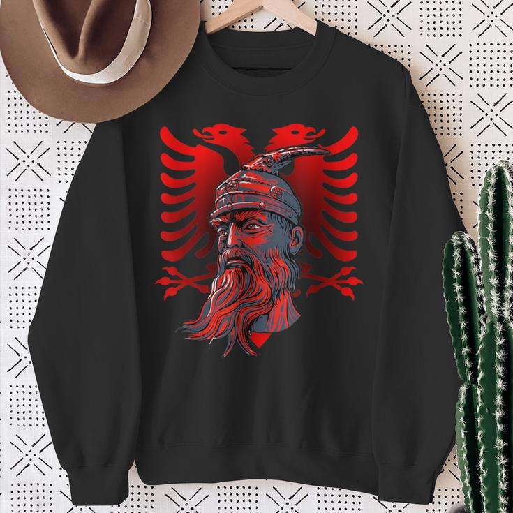 Skanderbeg Albanian National Hero Eagle Kosovo Albaner Sweatshirt Geschenke für alte Frauen
