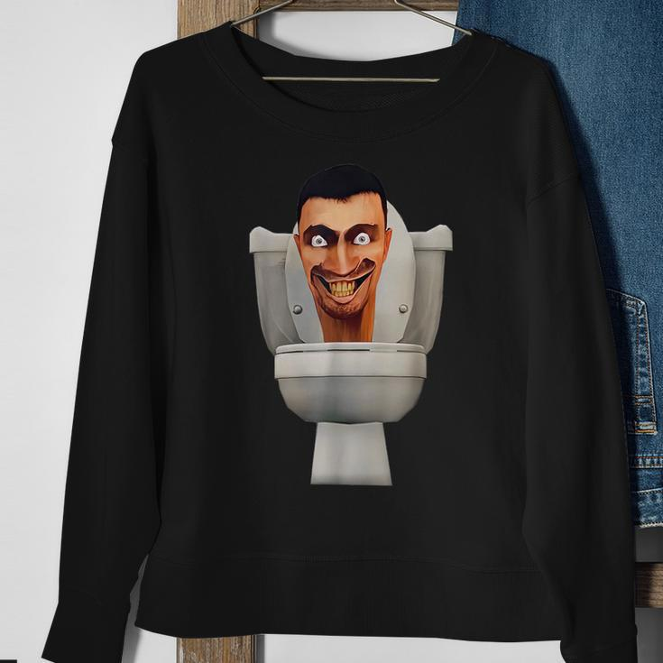 Skibidi Toilet Speakerman Cameraman Tvman Sweatshirt Gifts for Old Women