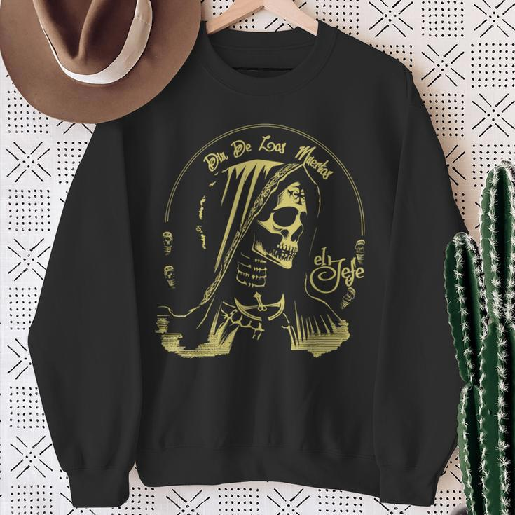 Skull Santa Muerte Sweatshirt Geschenke für alte Frauen