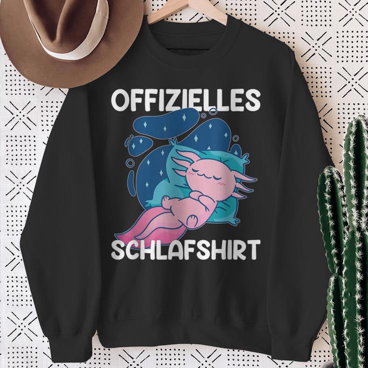 Sleep Axolotl Pyjamas Axolotls Sweatshirt Geschenke für alte Frauen