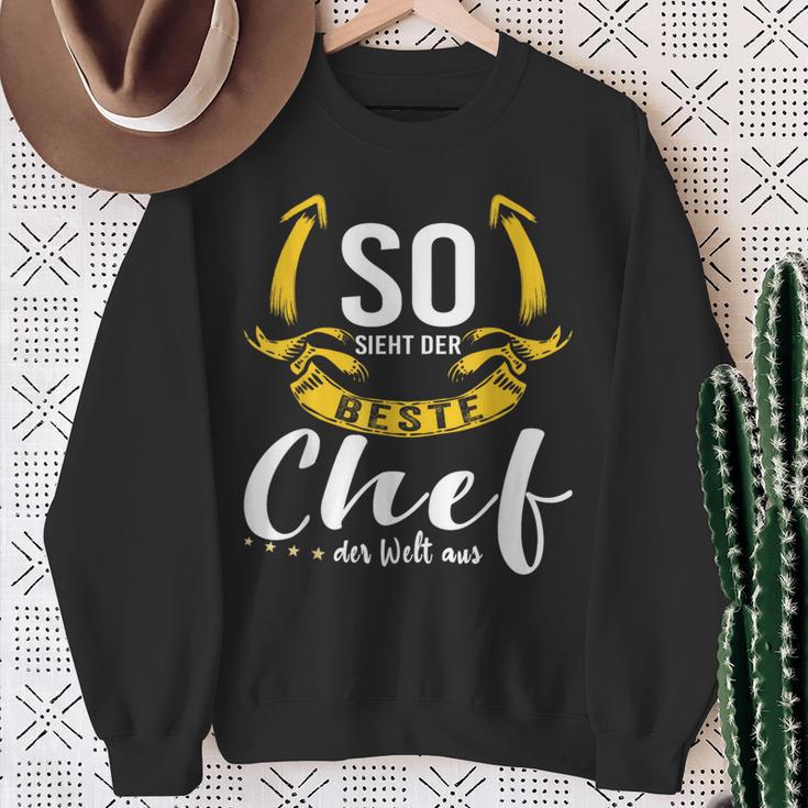 So Sieht Der Beste Chef Der Welt Aus Chef's Sweatshirt Geschenke für alte Frauen