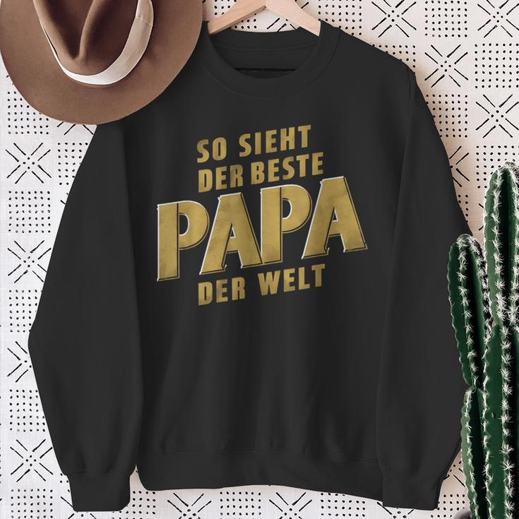 So Sieht Der Beste Papa Der Weltatertags -Atertag Opa Sweatshirt Geschenke für alte Frauen