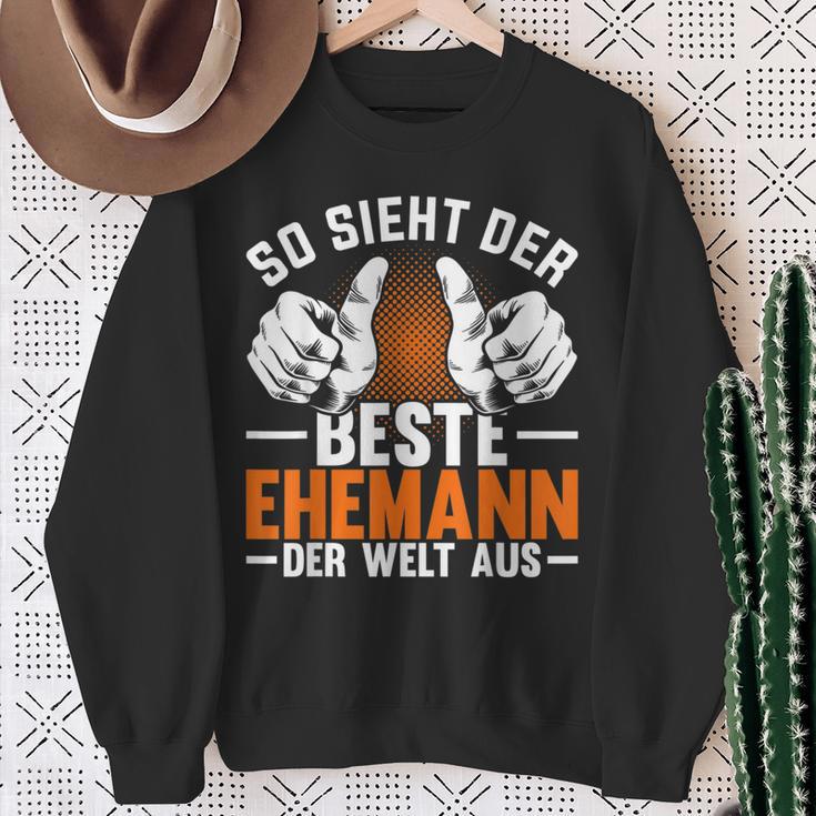 So Ssieht Der Beste Husann Der Welt Aus Man Sweatshirt Geschenke für alte Frauen