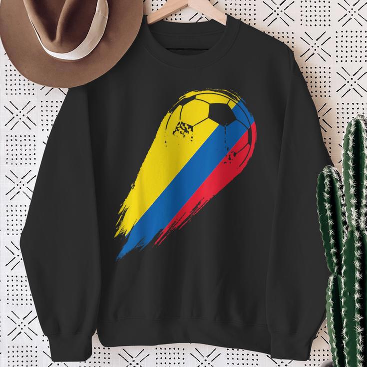 Soccer Player Of Pride Colombia Sweatshirt Gifts for Old Women