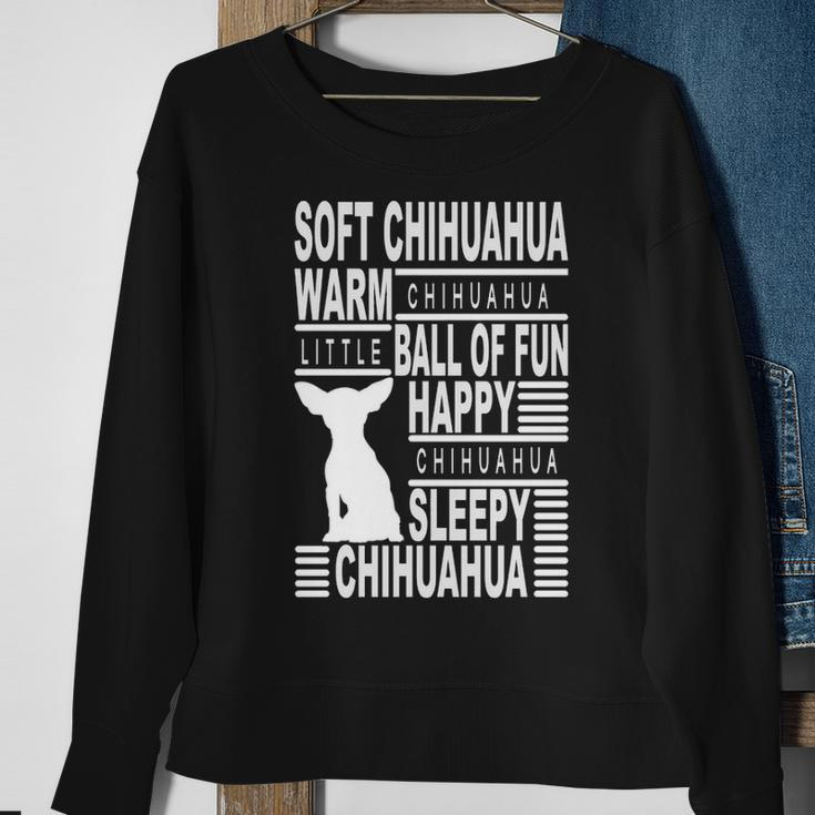 Soft Chihuahua Little Chihuahua Sleepy Chihuahua Sweatshirt Gifts for Old Women