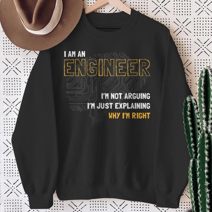 Software Developer I Am An Engineer Sweatshirt Geschenke für alte Frauen