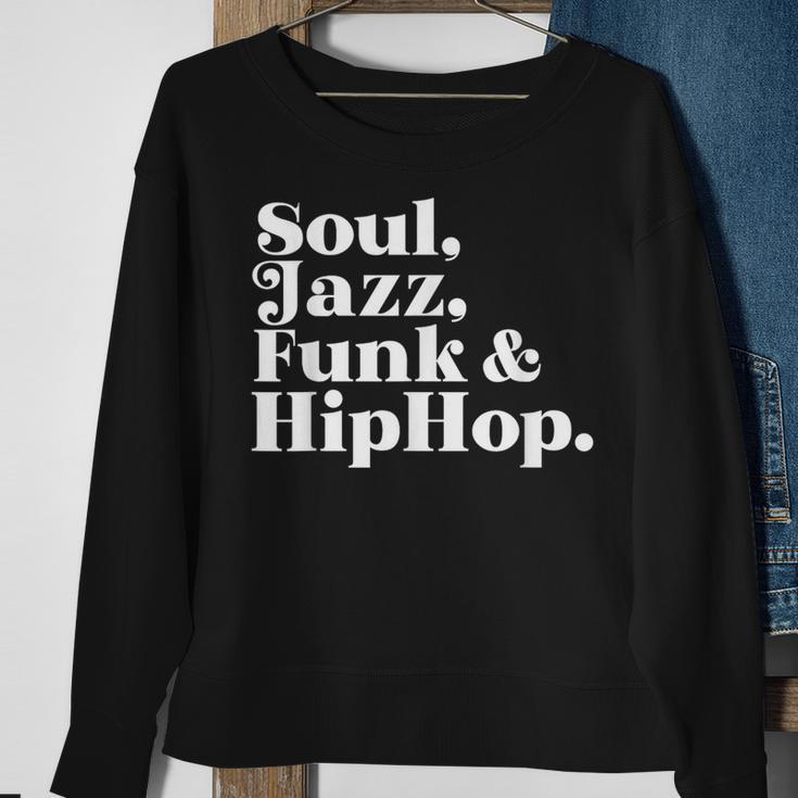 Soul Jazz Funk Hip Hop Sweatshirt Gifts for Old Women