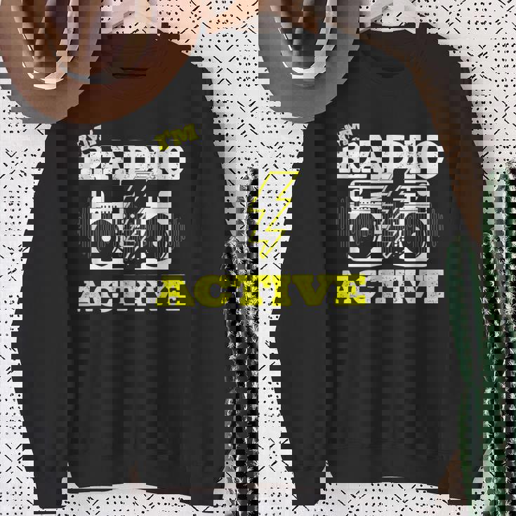 Soy Radio Active Para Un Operador De Radio Radio Divertido Jamón Radio Camisa de entrenamiento Regalos para ancianas
