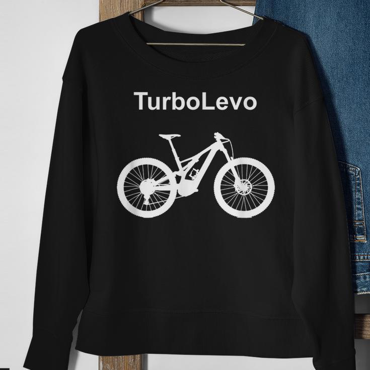 Specialized Turbo Levo Outline Electric Bike Silhouette Sweatshirt Gifts for Old Women