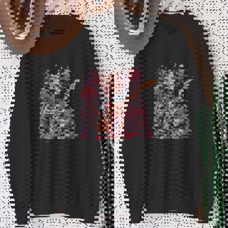 Sphynx Chat Jouant Guitare Électrique Rock Sweater e Cadeaux pour les femmes âgées