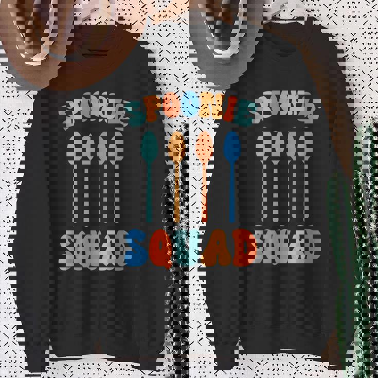 Spoonie Chronic Illness Awareness Spoonie Squad Sweatshirt Gifts for Old Women