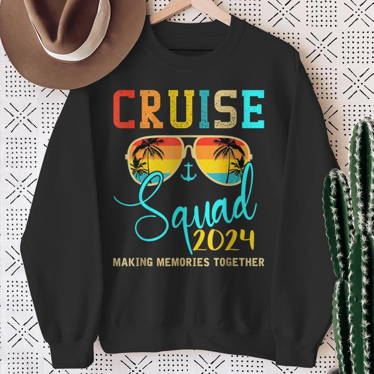 Squad Crew Cruise 2024 Summer Vacation Matching Family Group Sweatshirt Gifts for Old Women