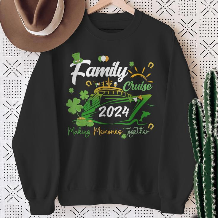 St Patrick's Day Cruise 2024 Ship Family Matching Costume Sweatshirt Gifts for Old Women