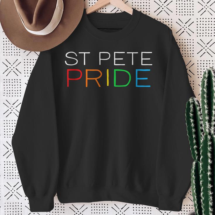 St Pete Florida Pride Sweatshirt Gifts for Old Women