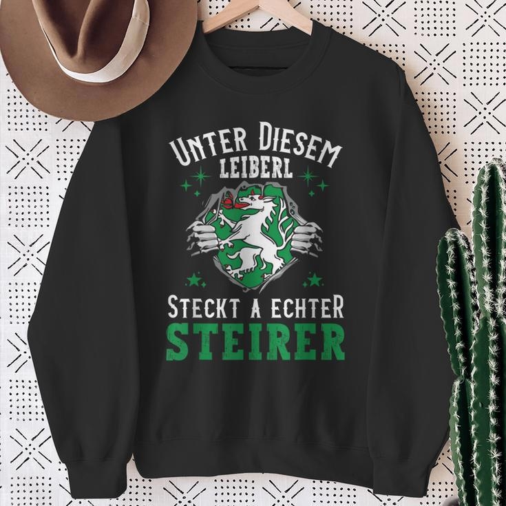 Steiermark Steirisch Crest Leiberl For Real Steirer Sweatshirt Geschenke für alte Frauen