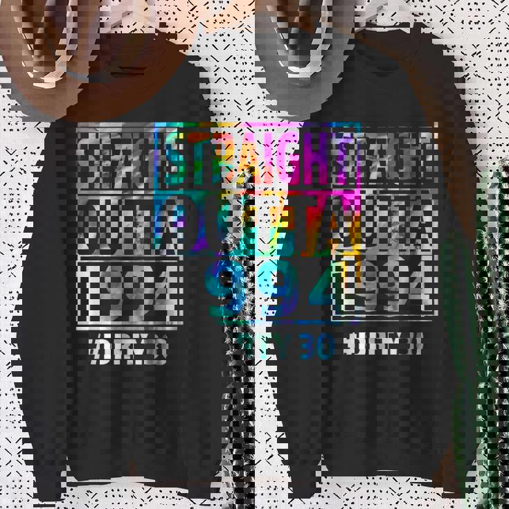 Straight Outta 1994 Dirty Thirty 30Th Birthday Sweatshirt Gifts for Old Women