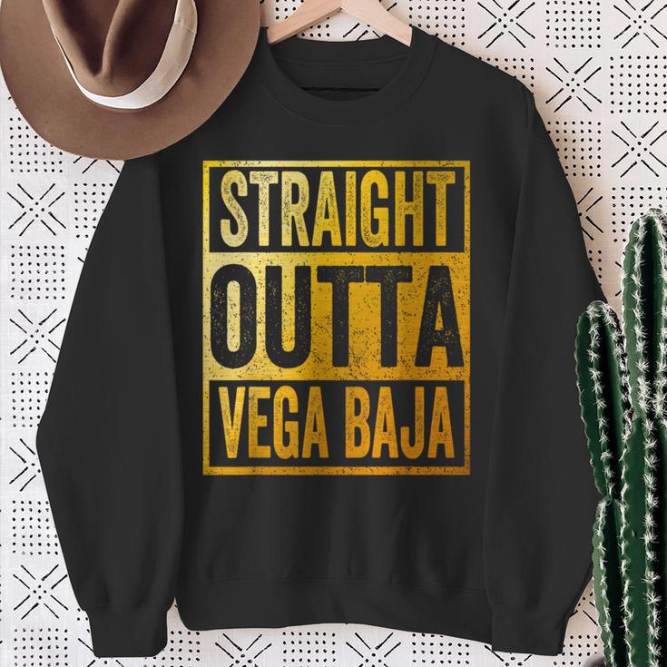 Straight Outta Vega Baja Puerto Rico Sweatshirt Gifts for Old Women