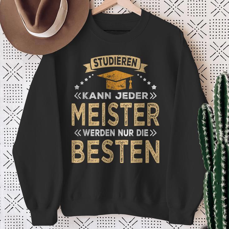 Studier Jeder Bestandene Meisterstück Sweatshirt Geschenke für alte Frauen