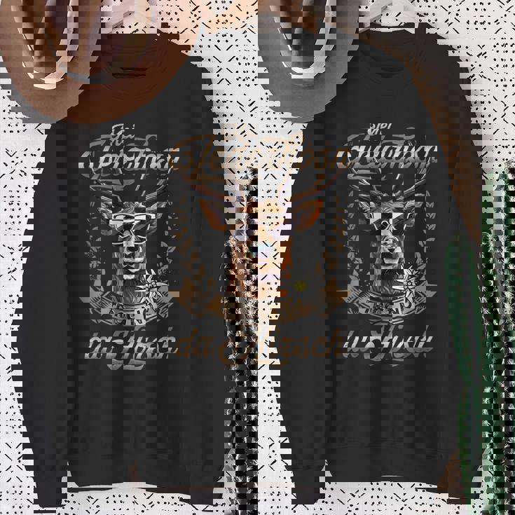 Suitable For Oktoberfest Lederhosen Costume Sweatshirt Geschenke für alte Frauen
