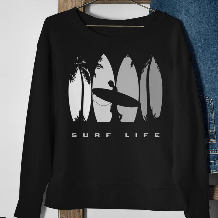 Surfing Apparel Surfer Surf Surfer Sweatshirt Gifts for Old Women