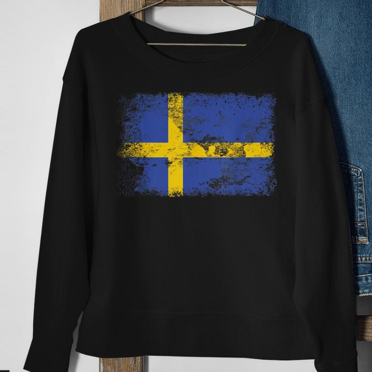 Sweden Flag Swedish Sweatshirt Gifts for Old Women