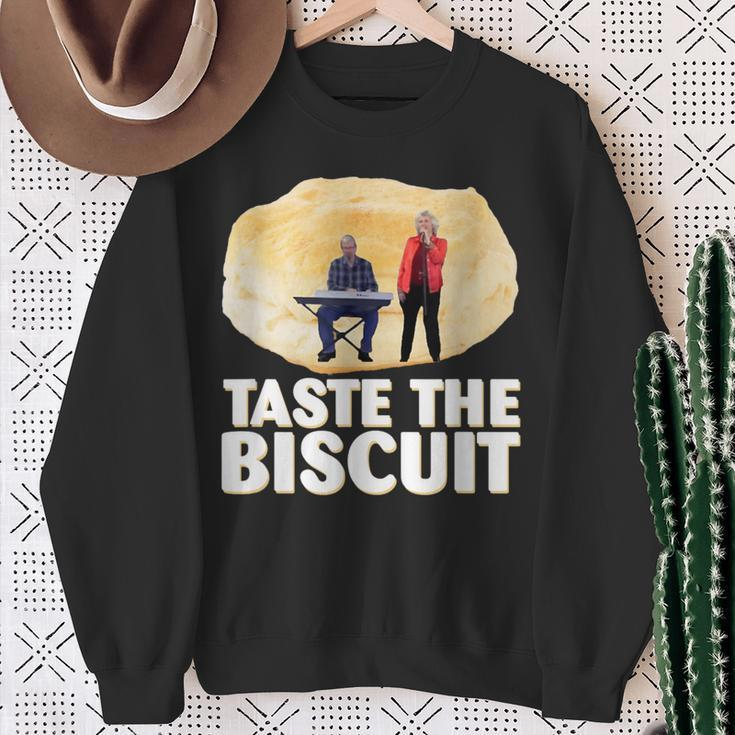 Taste The Biscuit Goodness Sweatshirt Gifts for Old Women
