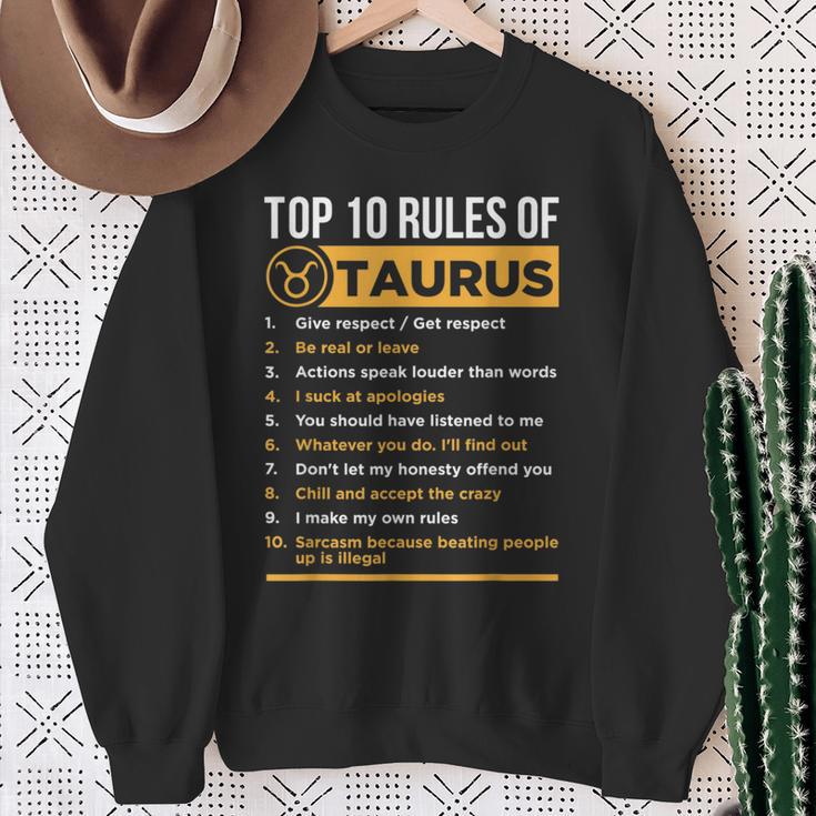 Taurus Horoscope Lover Zodiac Astrological Sign Sweatshirt Gifts for Old Women