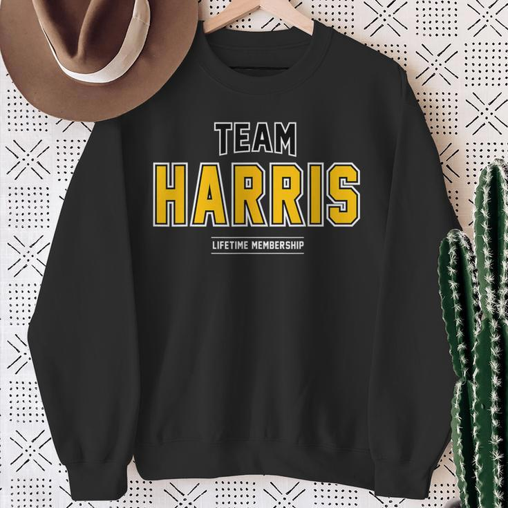Team Harris Proud Family Last Name Surname Sweatshirt Gifts for Old Women