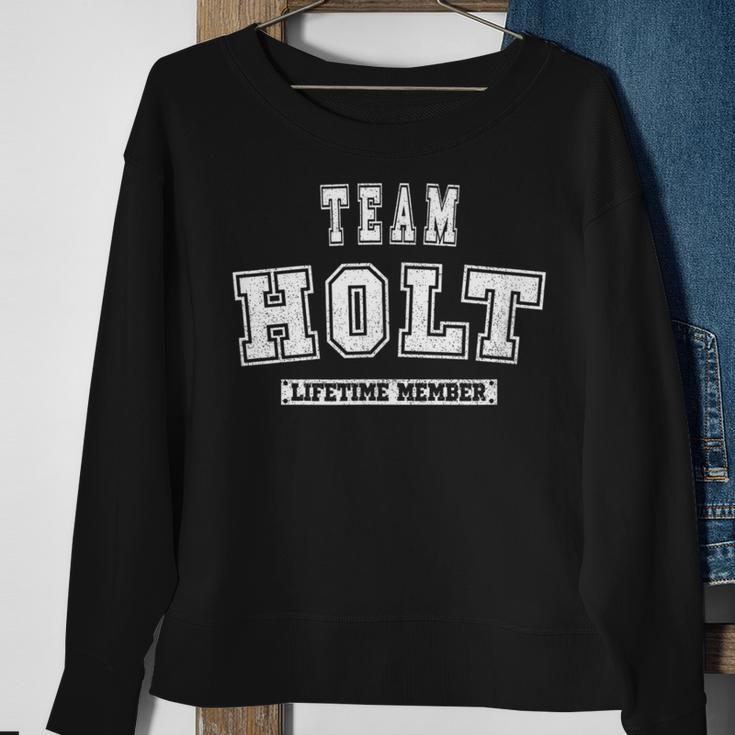 Team Holt Lifetime Member Family Last Name Sweatshirt Gifts for Old Women
