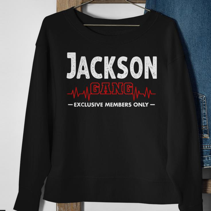 Team Jackson Last Name Lifetime Member Family Pride Surname Sweatshirt Gifts for Old Women