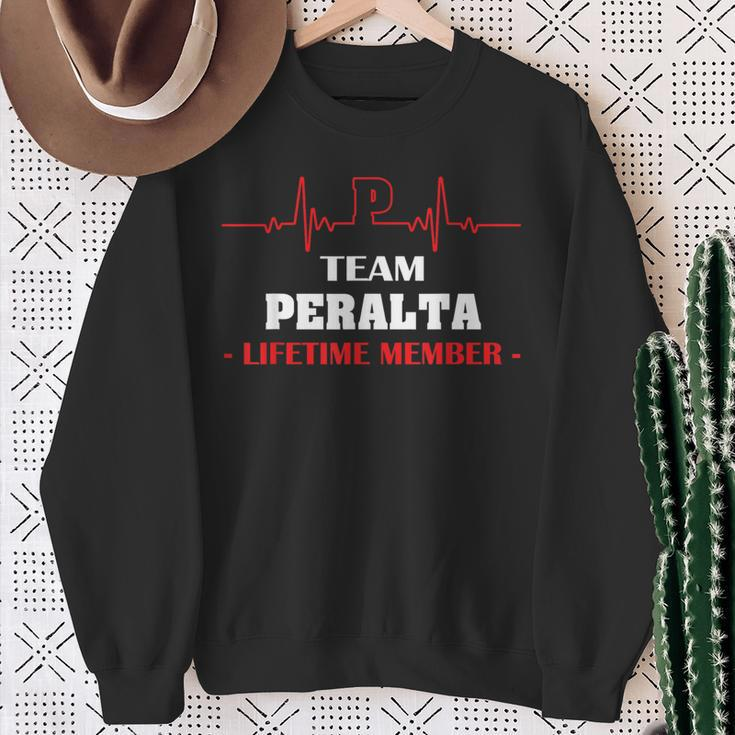Team Peralta Lifetime Member Family Youth Kid 1Kmo Sweatshirt Gifts for Old Women