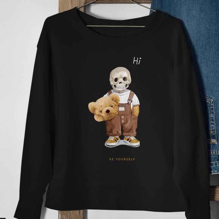 Teddy Be Severed Bear Yourself Head Off Costume Party Cute Sweatshirt Gifts for Old Women