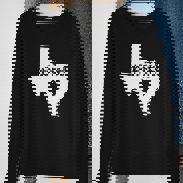 Texas Pride Sign Language Sweatshirt Gifts for Old Women