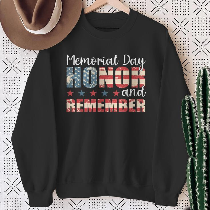 Thank You Patriotic Memorial Day 4Th Of July Us Flag Sweatshirt Gifts for Old Women