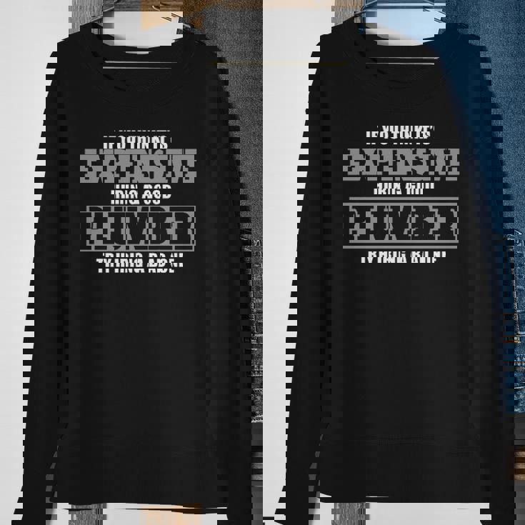 If You Think Its Expensive Hiring A Good Plumber Try Hiring A Bade Sweatshirt Gifts for Old Women