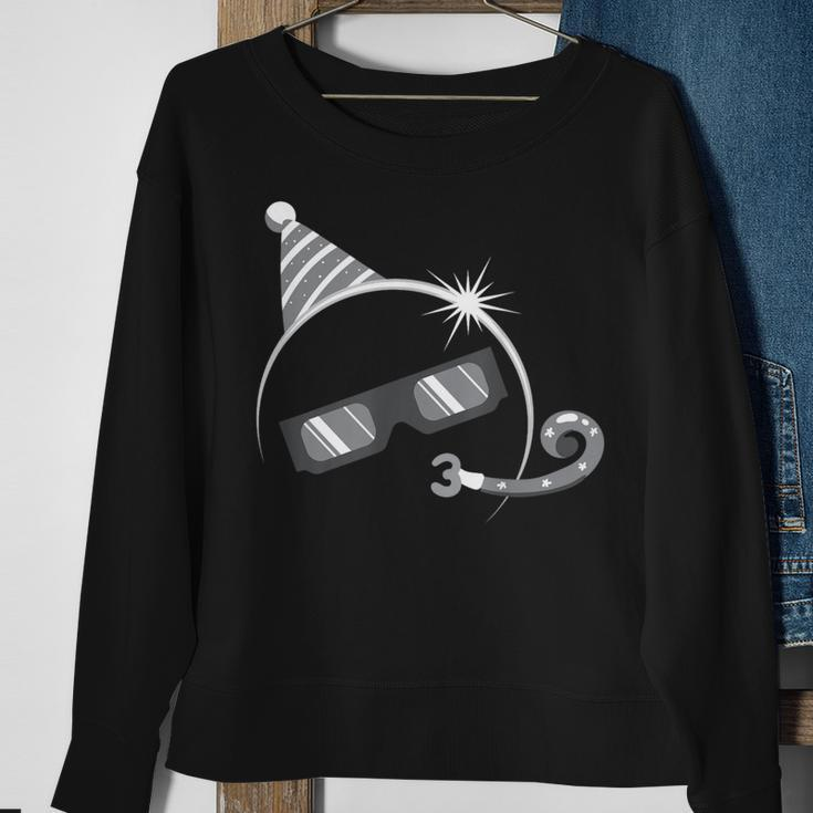 Total Solar Eclipse Birthday Party April 8 2024 Sweatshirt Gifts for Old Women